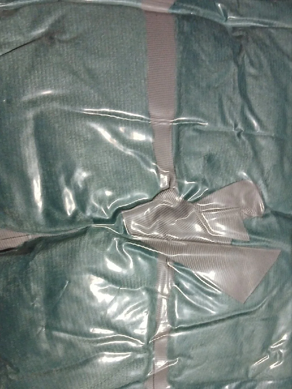 Teal Satin Throw Blanket - Elegant Teal